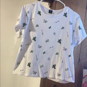 Cactus and Arrow Top